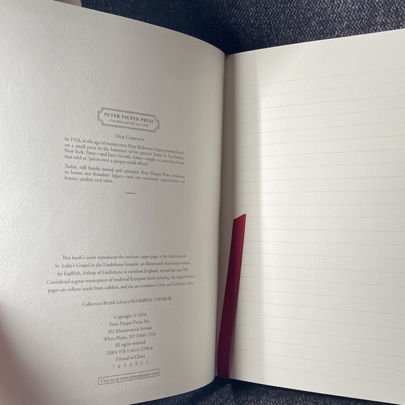 NFS Peter Pauper Press Lindisfarne Journal Hardcover - Picture 3 of 4